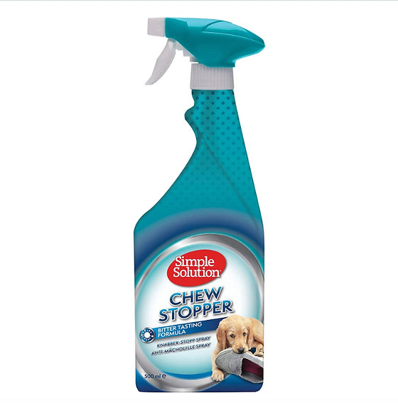 תרסיס למניעת כרסום רהיטים ומשטחים Simple Solution Chew Stopper for Dogs, 500 ml